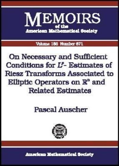 On Necessary and Sufficient Conditions for Lp-Estimates of Riesz Transforms Associated to Elliptic Operators on Rn and Related Estimates