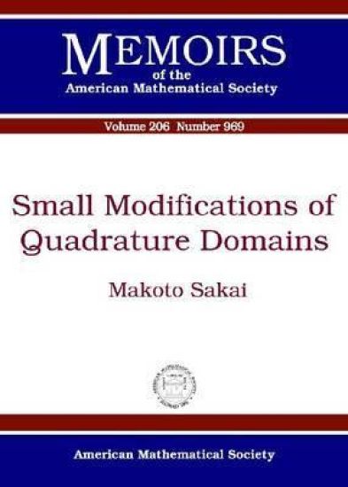 Small Modifications of Quadrature Domains