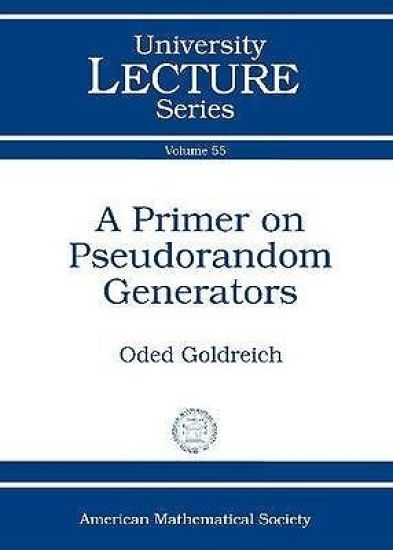 A Primer on Pseudorandom Generators