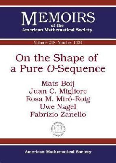 On the Shape of a Pure $O$-Sequence
