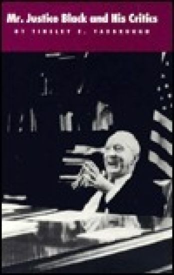 Mr. Justice Black and His Critics