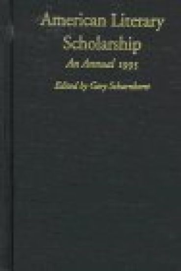 American Literary Scholarship, 1995