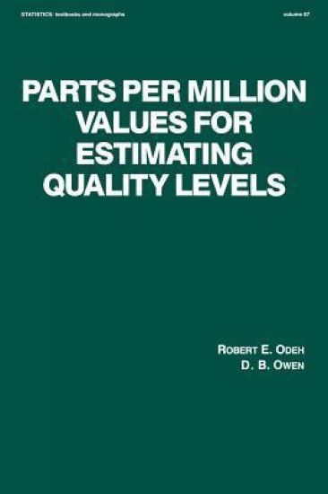 Parts per Million Values for Estimating Quality Levels