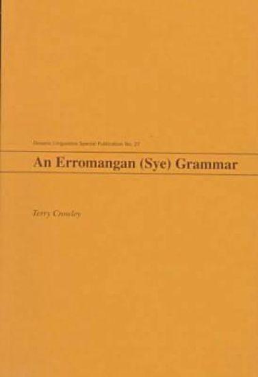 An Erromangan (Sye) Grammar