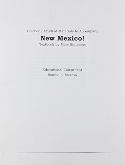 New Mexico!, 3rd Revised Editon, Teacher Guide