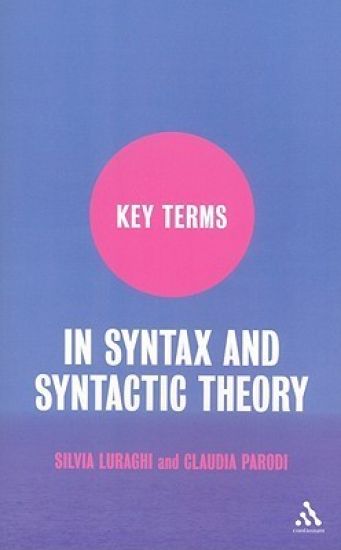 Key Terms in Syntax and Syntactic Theory