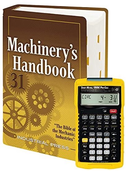Machinery’s Handbook + 4090 Sheet Metal / Hvac Pro Calc Calculator