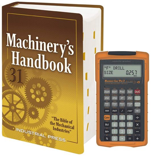 Machinery’s Handbook and Calc Pro 2 Bundle (Large print edition)