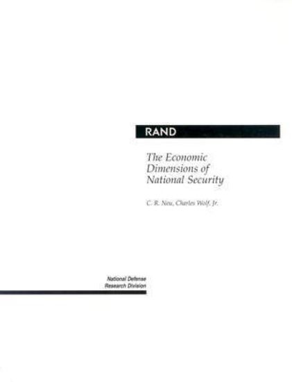 The Economic Dimensions of National Security