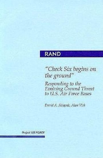 ""Check Six Begins on the Ground"