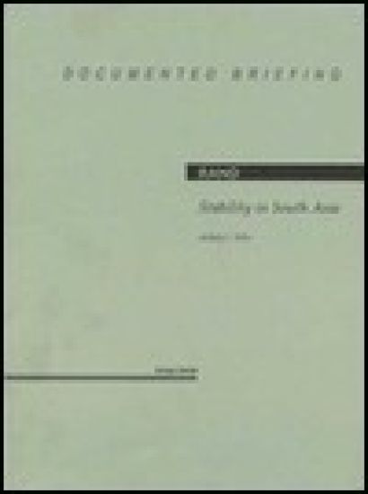 Stability in South Asia