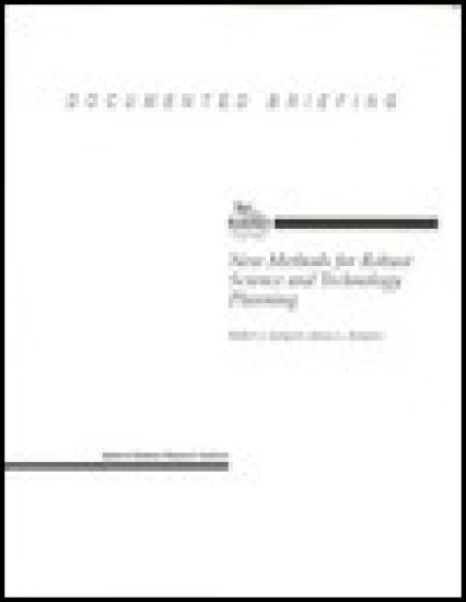 New Methods for Robust Science and Technology Planning
