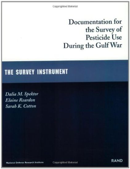 Documentation for the Survey of Pesticide Use During the Gulf War