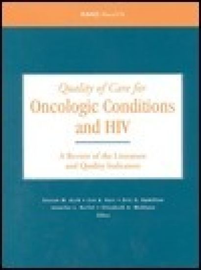 Quality of Care for Oncologic Conditions and HIV