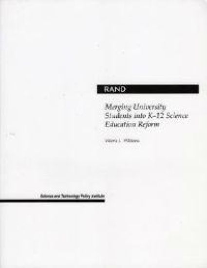 Merging University Students into K-12 Science Education Reform