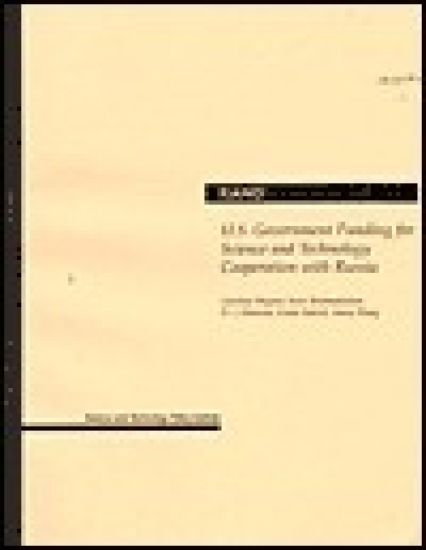 U.S. Government Funding for Science and Technology Cooperation with Russia