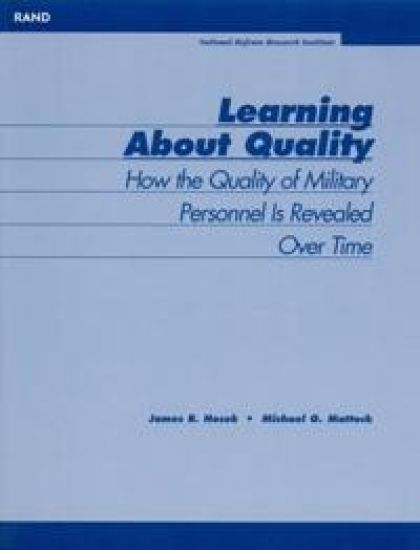 Learning About Quality