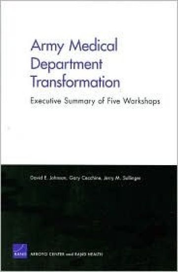 Army Medical Department Transformation