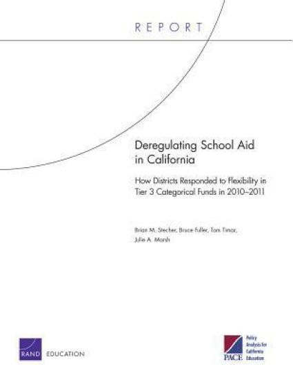 Deregulating School Aid in California