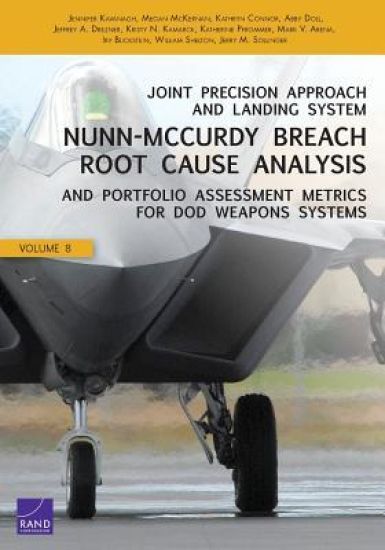 Joint Precision Approach and Landing System Nunn-Mccurdy Breach Root Cause Analysis and Portfolio Assessment Metrics for DOD Weapons Systems