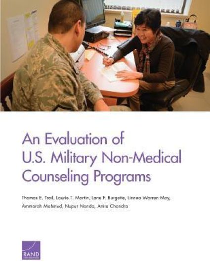 An Evaluation of U.S. Military Non-Medical Counseling Programs