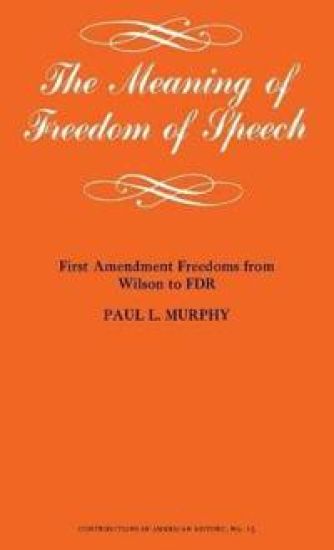 The Meaning of Freedom of Speech