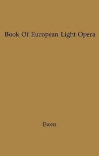 The Book of European Light Opera