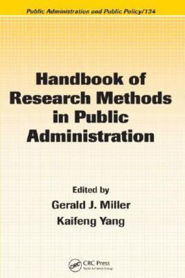 Handbook of Research Methods in Public Administration