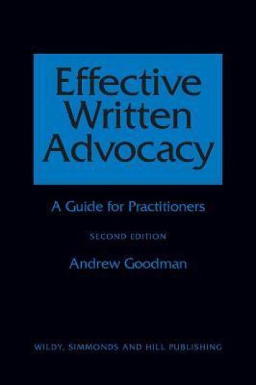 Effective Written Advocacy