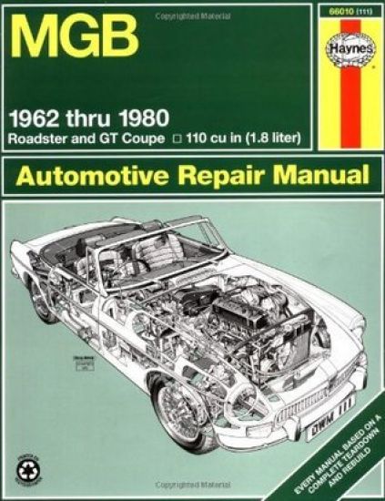 M. G. B. Owner's Workshop Manual
