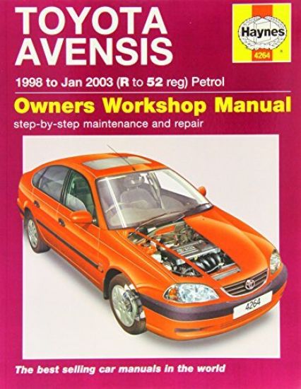 Toyota Avensis Petrol (98 - Jan 03) Haynes Repair Manual