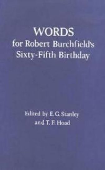 Words For Robert Burchfield's 65th Birthday
