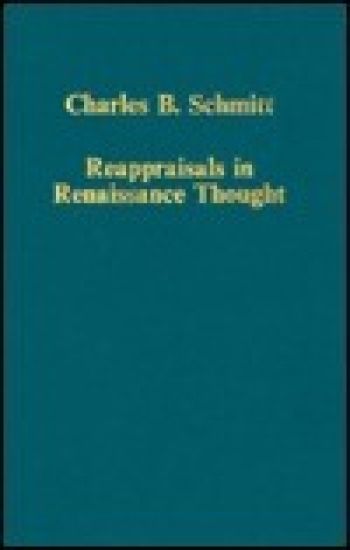 Reappraisals in Renaissance Thought