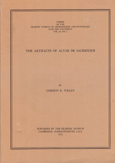 The Artifacts of Altar de Sacrificios