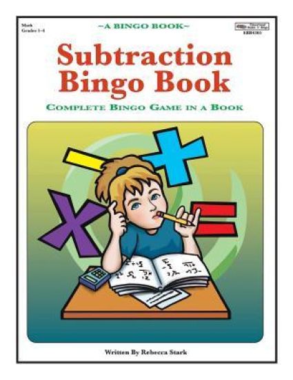 Subtraction Bingo Book: Complete Bingo Game In A Book
