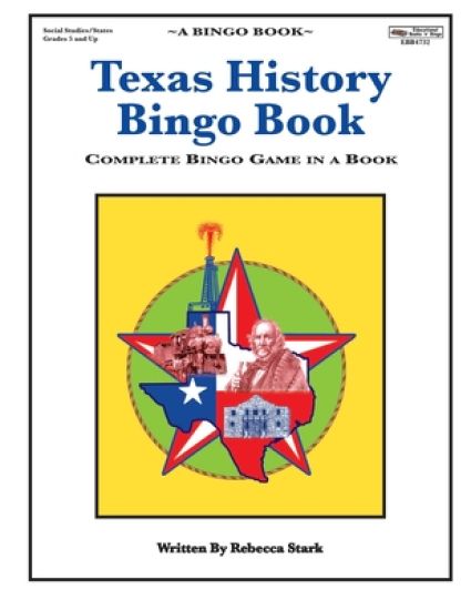 Texas History Bingo Book: Complete Bingo Game In A Book