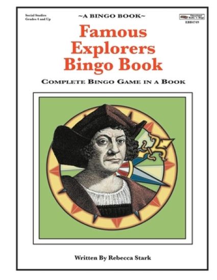 Famous Explorers Bingo Book: Complete Bingo Game In A Book