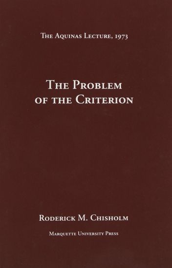 Problem of the Criterion