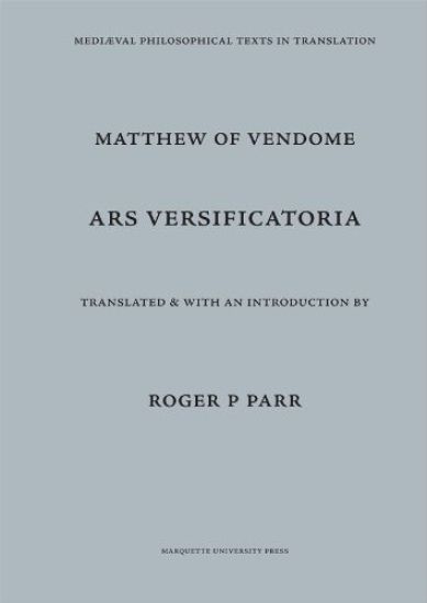 Matthew of Vendome, Ars Versificatoria
