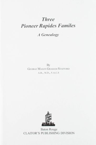 Three Rapides Families