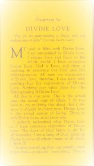 Treatment for Divine Love