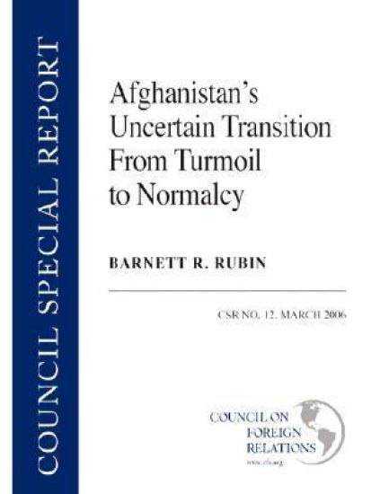 Afghanistan's Uncertain Transition from Turmoil to Normalcy