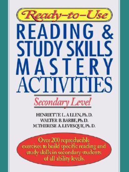 Ready–to–Use Reading & Study Skills Mastery Activities