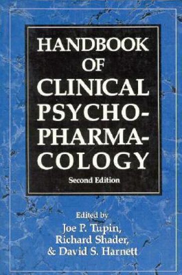 Handbook of Clinical Psychopharmacology