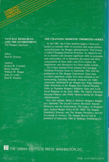 Natrl Res/Env Reagan Appr CB