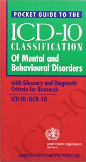 Pocket Guide to the ICD-10 Classification of Mental and Behavioral Disorders
