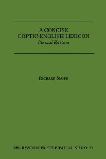 A Concise Coptic-English Lexicon