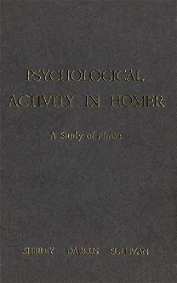Psychological Activity in Homer