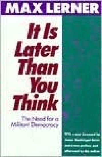 It is Later Than You Think