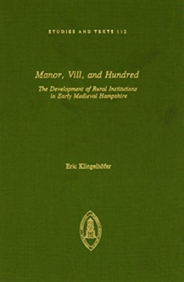 Manor, VILL, and Hundred